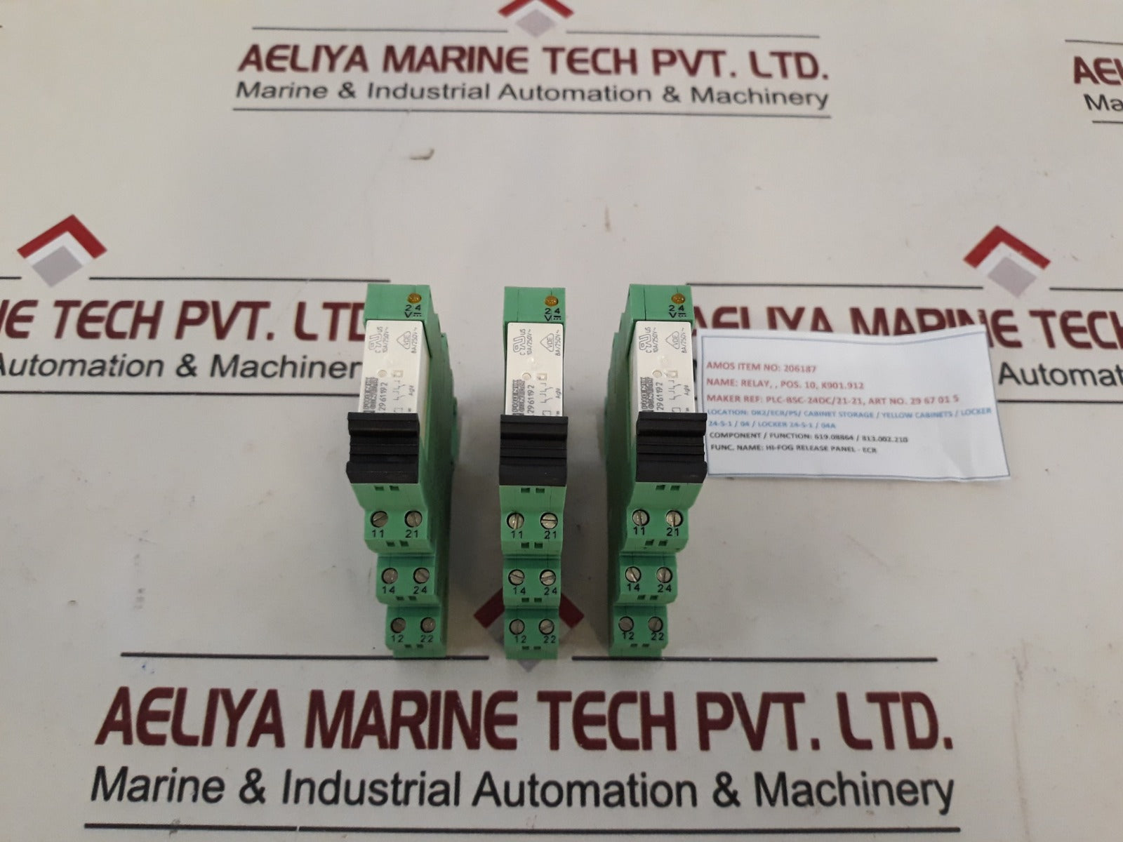 Phoenix Contact Plc-bsc-24Dc/21-21 Relay Terminal Block 2967015