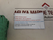 Lot of 2X PHOENIX CONTACT PLC-BSC-24dc/21-21 Relay Terminal Block 2967015