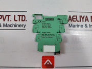 Lot of 4X Phoenix Contact PLC-BSC-24DC/21 Relay With Base Socket 2966016
