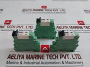 Lot Of 4X Phoenix Contact Plc-bsc-24Uc/21-21 Terminal Block 2967028