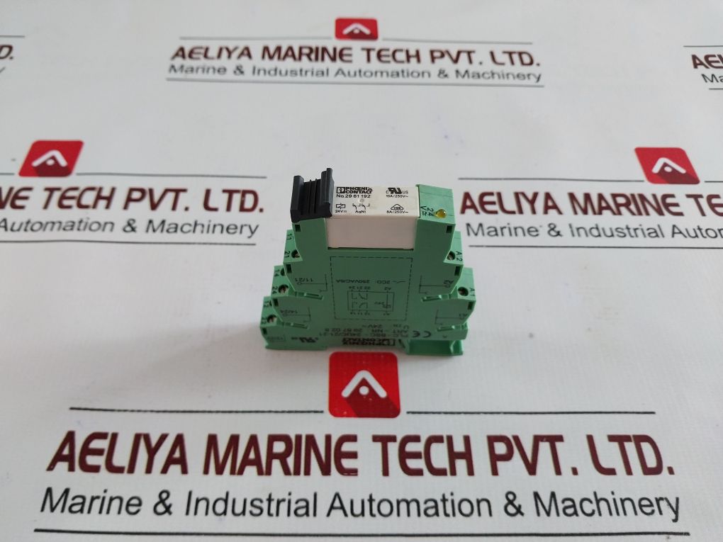 Lot Of 4X Phoenix Contact Plc-bsc-24Uc/21-21 Terminal Block 2967028
