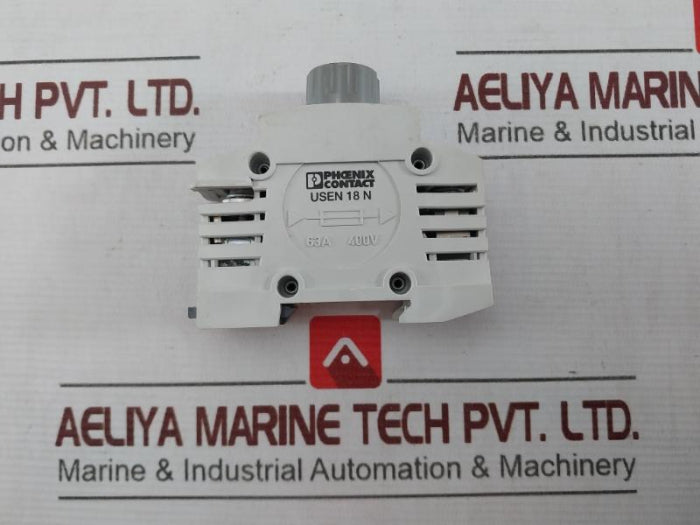 Phoenix Contact Usen 18 N Fuse Modular Terminal Block 63A 400V