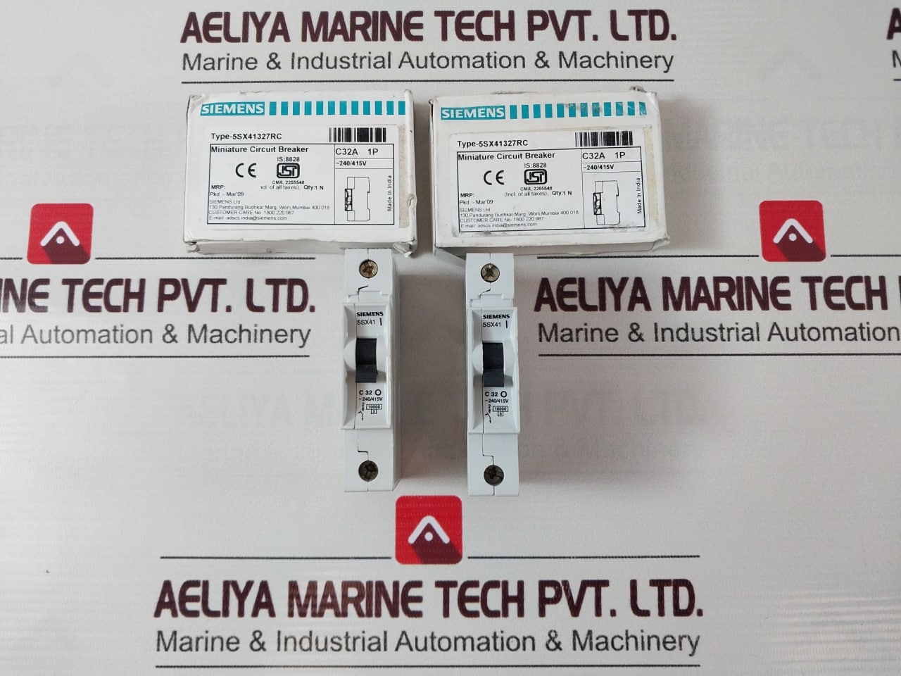 Lot Of 3X Siemens 5Sx41 C32 Miniature Circuit Breaker 