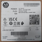 Sealed Pack Allen-bradley 25B-d013N104 Ser A Powerflex 525 Ac Drive 5.5Kw 7.5Hp