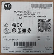 Sealed Pack Allen-bradley 25B-d013N104 Ser A Powerflex 525 Ac Drive 5.5Kw 7.5Hp