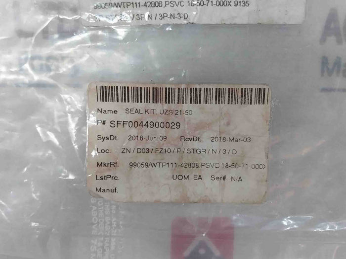 Norgren M/P70166/1 Seal Kit