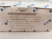 Eaton M22-pvl Emergency Stop Red Switch New