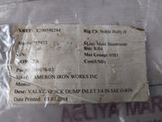 Gilmore Valve 309076-03 Quick Dump Inlet 3/4 Inch 5000 Psi