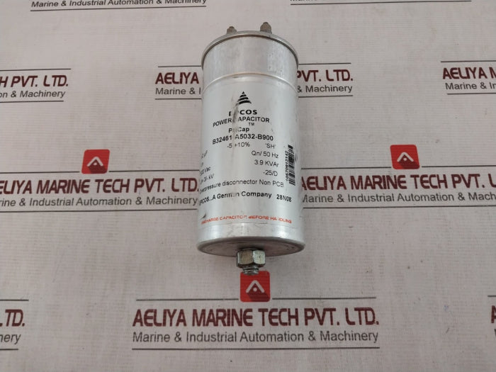 Epcos B32461-a5032-b900 Power Capacitor 500Vac 3.9Kvar Un Qn/50Hz 26N08