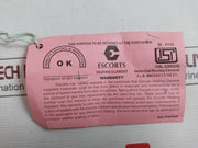Escorts Ihcus 30/22 Industrial Water Immersion Heating Element 230Vac
