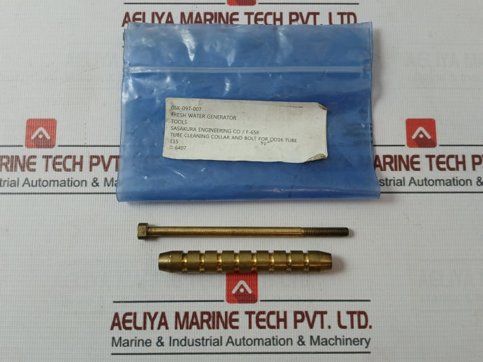 Sasakura Engineering 115 Tube Cleaning Collar And Bolt For Od16 Tube, F-65R