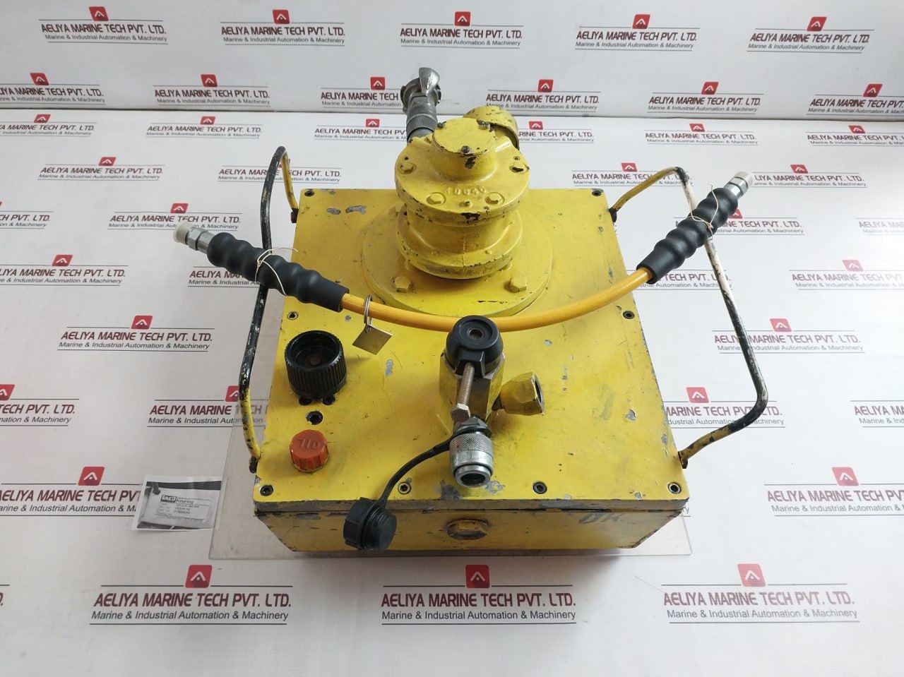 Enerpac R-ad665 Pneumatic Air Hydraulic Pump Power Pack 700 Bar/10000 Psi