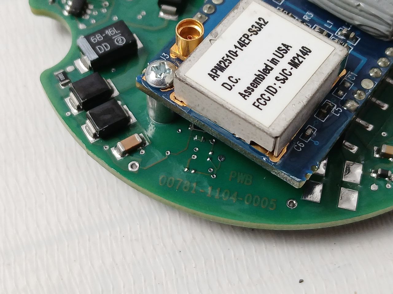 Rosemount Pwb 00781-1104-0005 Printed Circuit Board W0002174 Rev.1 216F4E