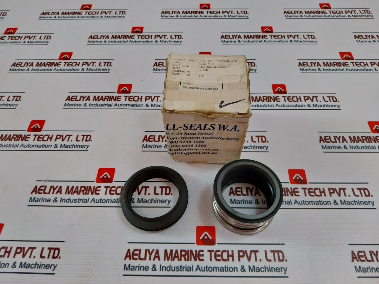 Shin Shin Machinery C125 Vid Mechanical Seal Set 50Mm