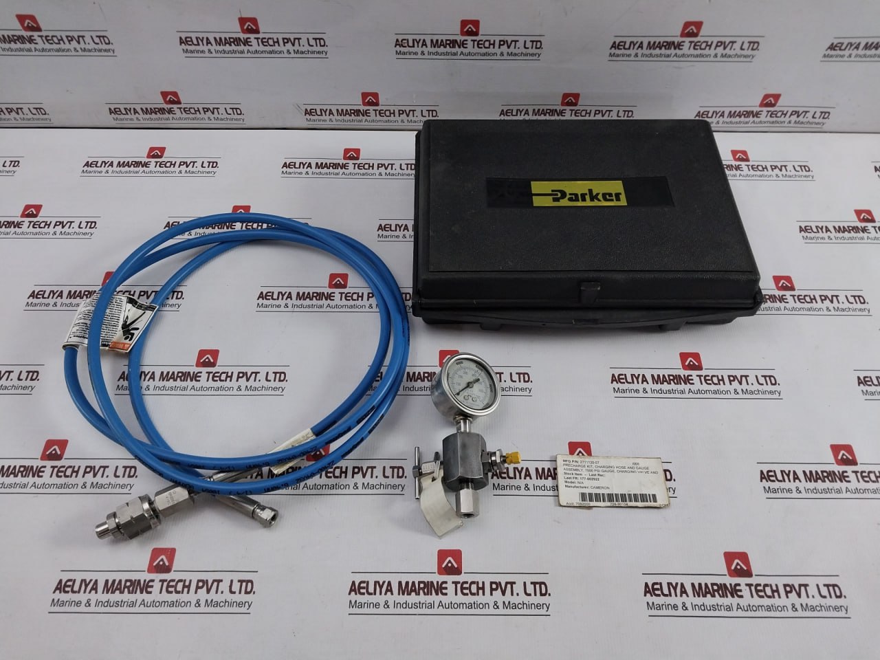 Cameron 2711120-07 Precharge Kit Charging Hose And Gauge Assembly 7500 Psi