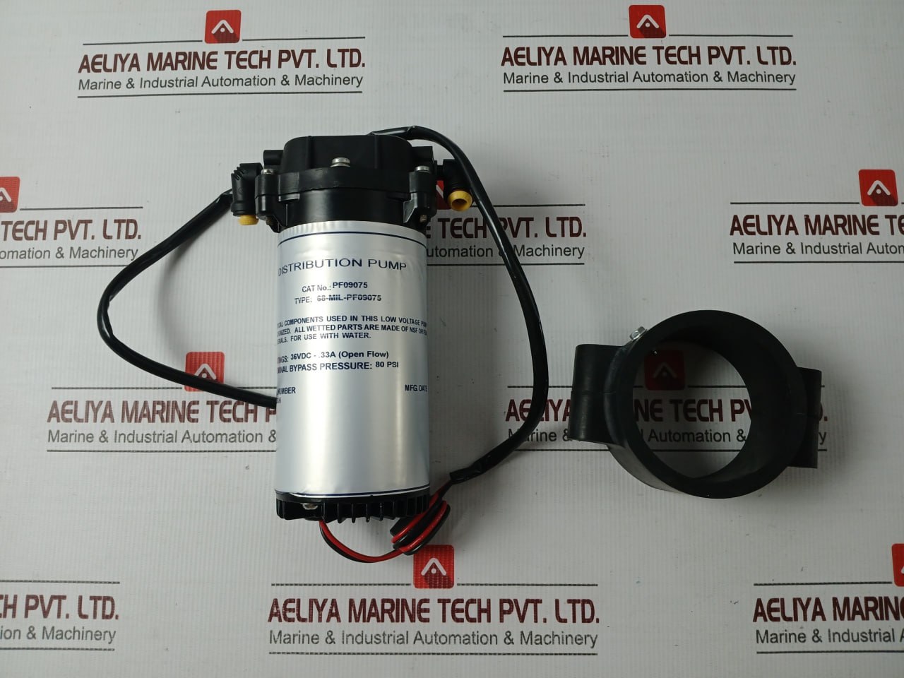 Millipore Pf09075 Distribution Pump 36Vdc-33A 80 Psi