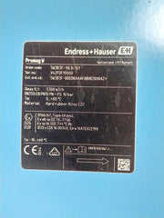 Endress+Hauser 5W3B3F-1Hl8/101 Electromagnetic Flow Tube Meter 10 Bar