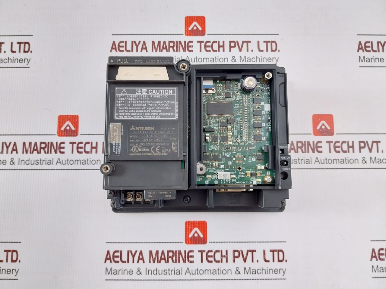 Mitsubishi Gt1555-qsbd Graphic Operation Terminal Got1000 24Vdc Power Max 17W