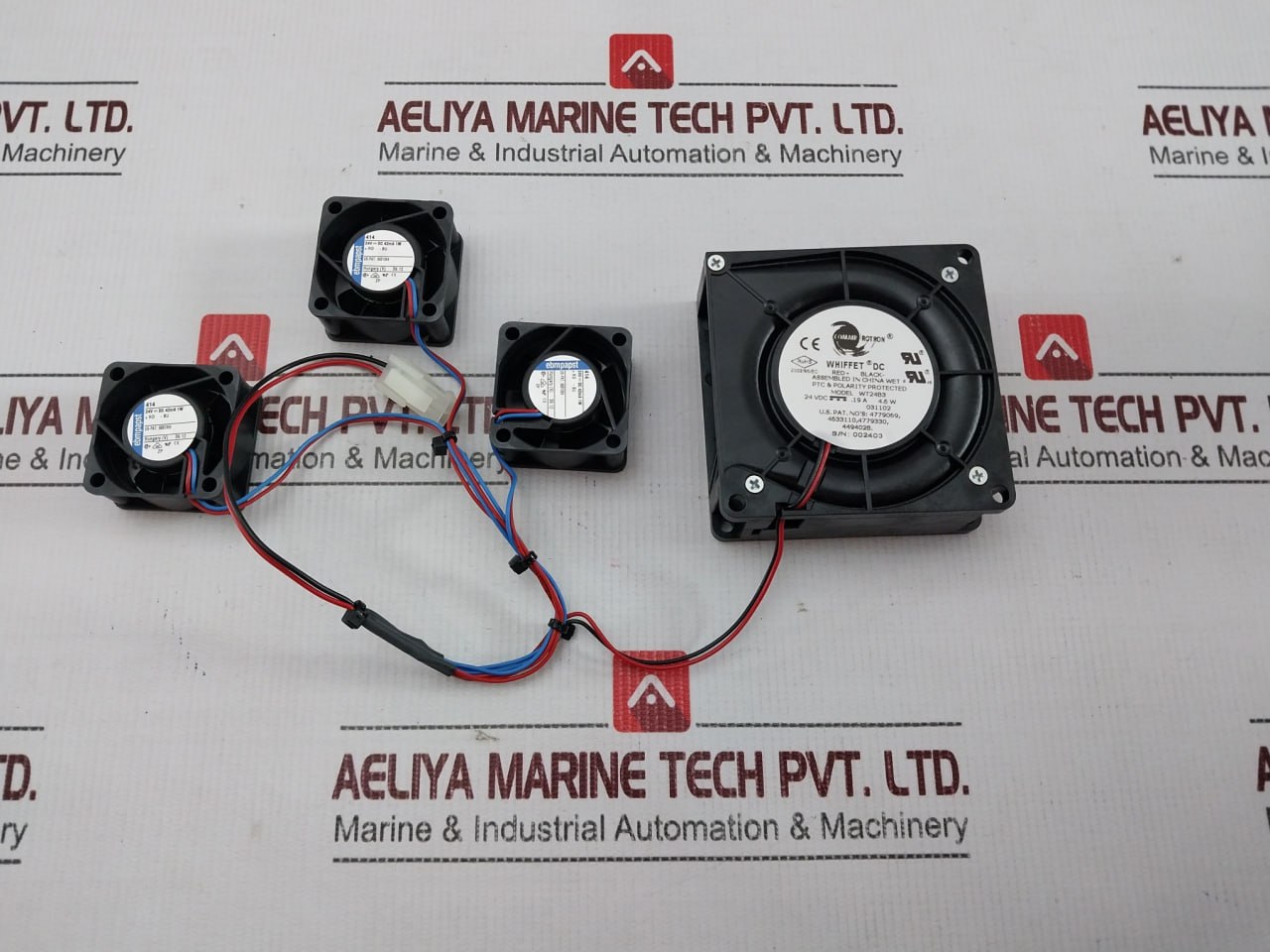 Comair Rotron Wt24B3 Whiffet Series Centrifugal Fan 24V--dc .19A 4.6W 5831359