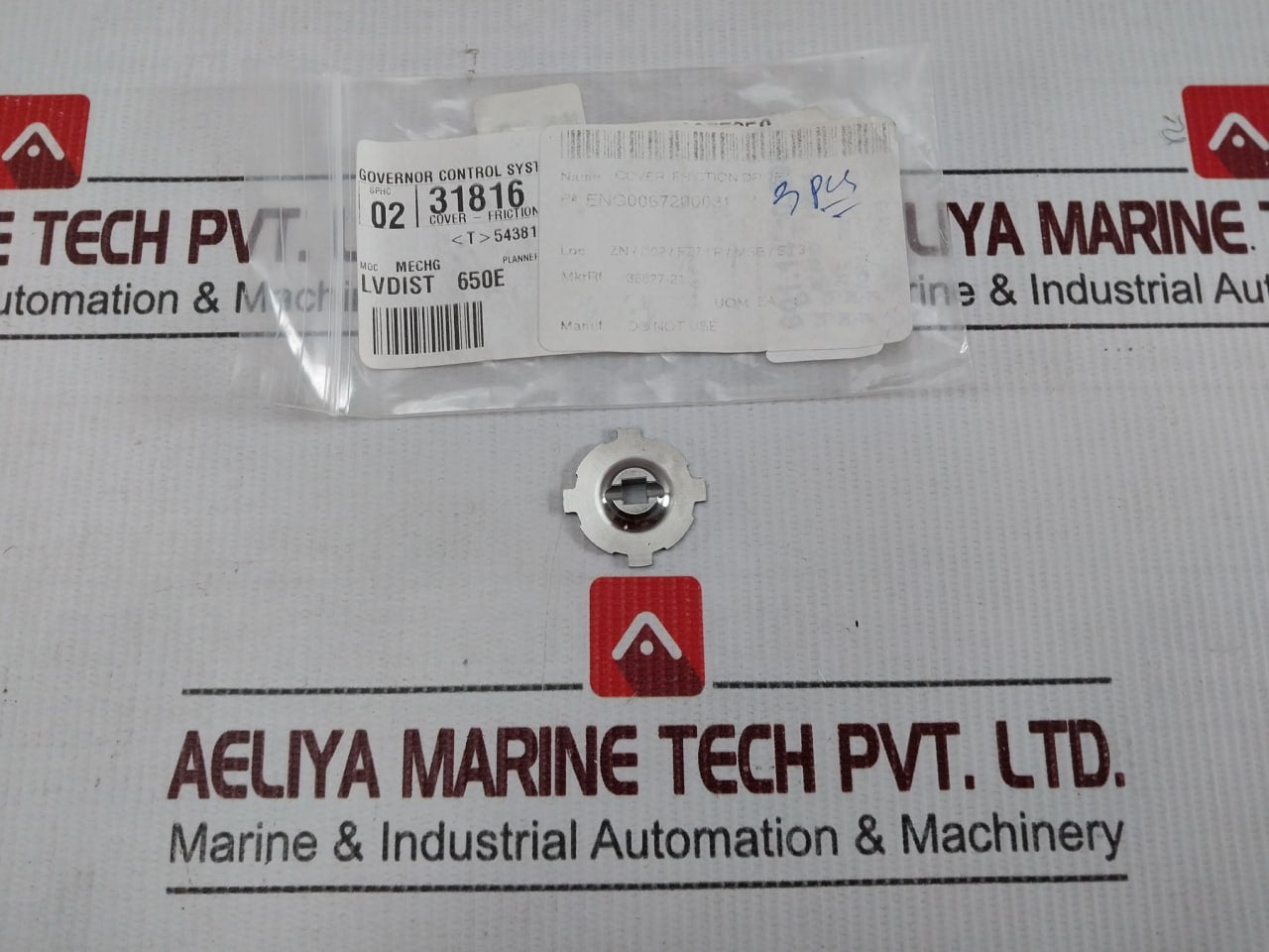 Pack Of 3X Woodward 36627-21 Friction Drive Cover