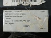 Hydril 20-504048 1.5” 3K Spm E/H Nc Sl Valve Repair Kit 18 3/4 15M Mpl Ram Bop