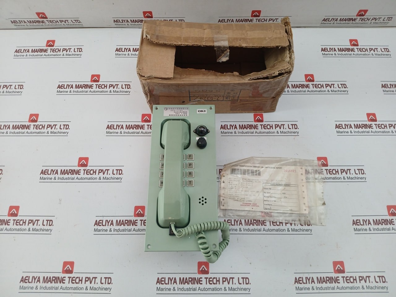 Marine Built-In Pushbutton Telephone Oda-1780-2 By Oki