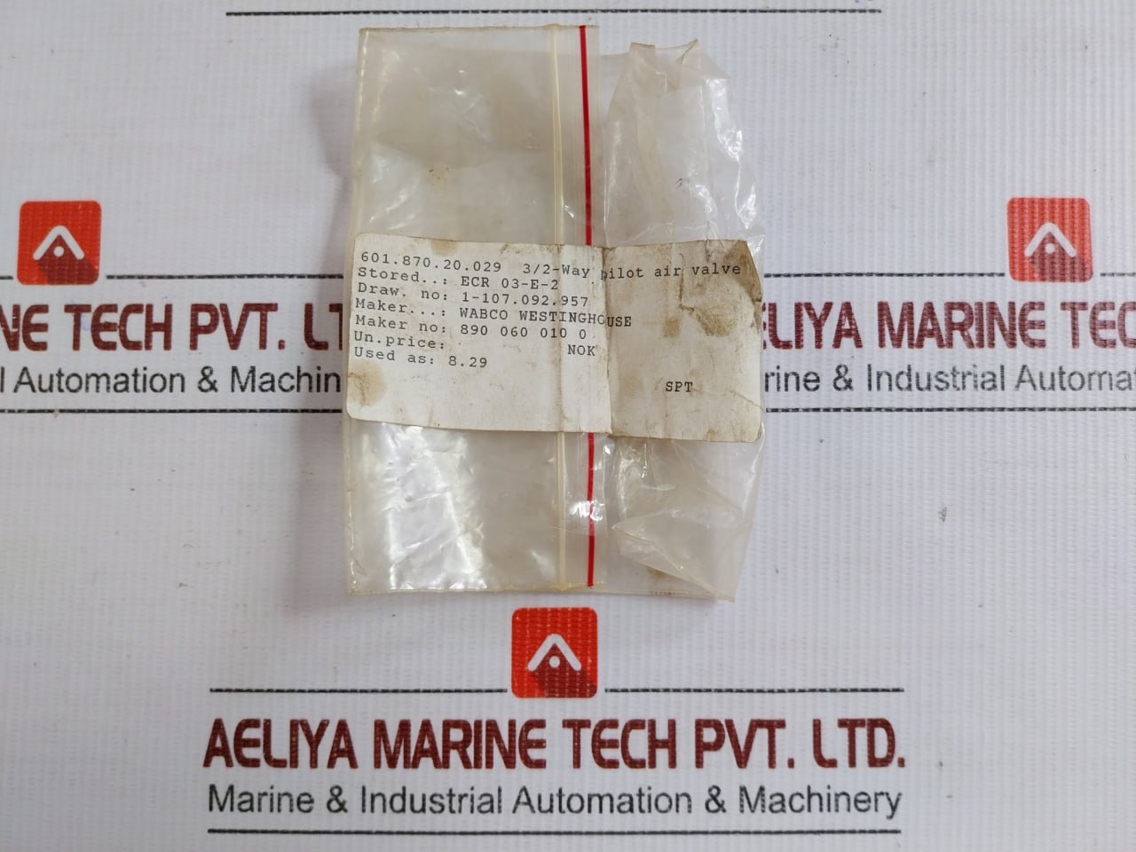 2ma-1a Way Pilot Air Valve Wabco In Used