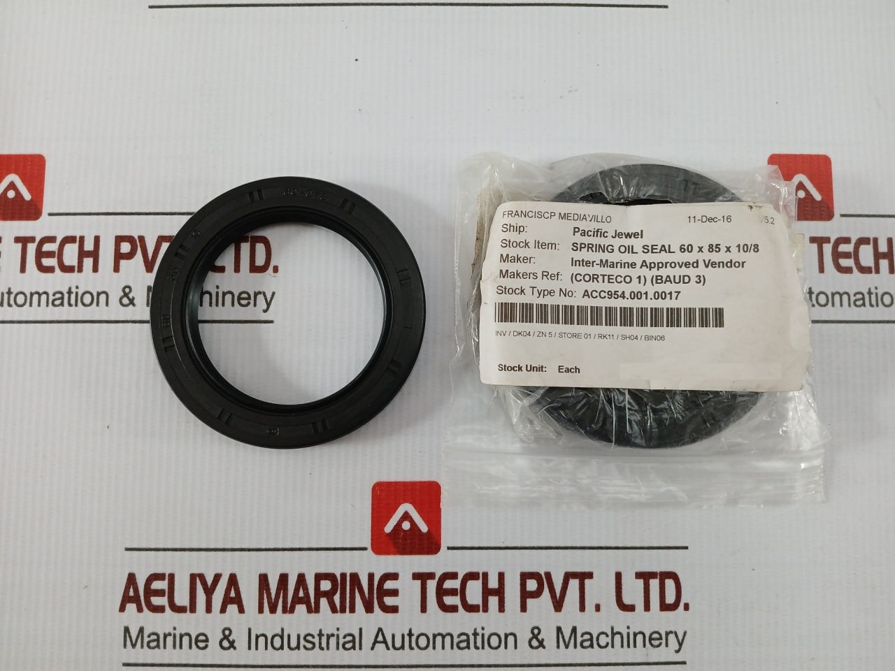 Lot Of 4x Spring Oil Seal 60 85 10