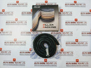 Pillar 6501L Carbonized Fiber Square Braid Packing 12.5Mm
