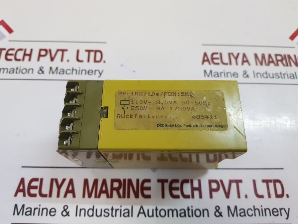 Pilz Pf-1Nk Safety Relay – Aeliya Marine