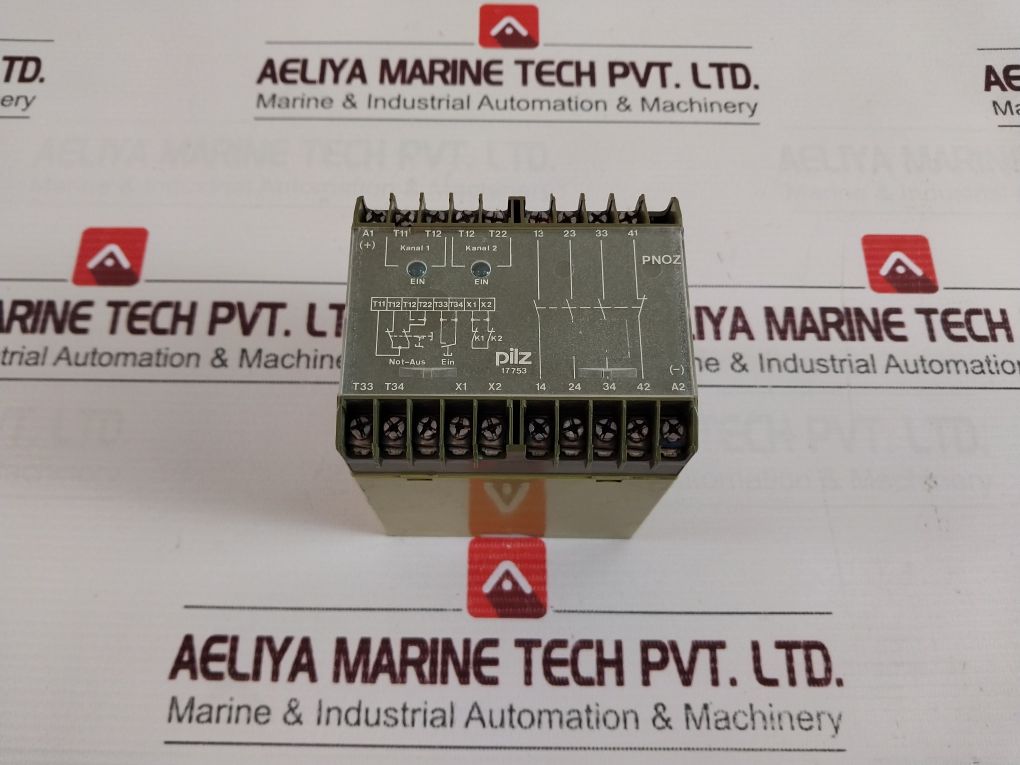 Pilz Pnoz 17753 Safety Relay 250/380Vac