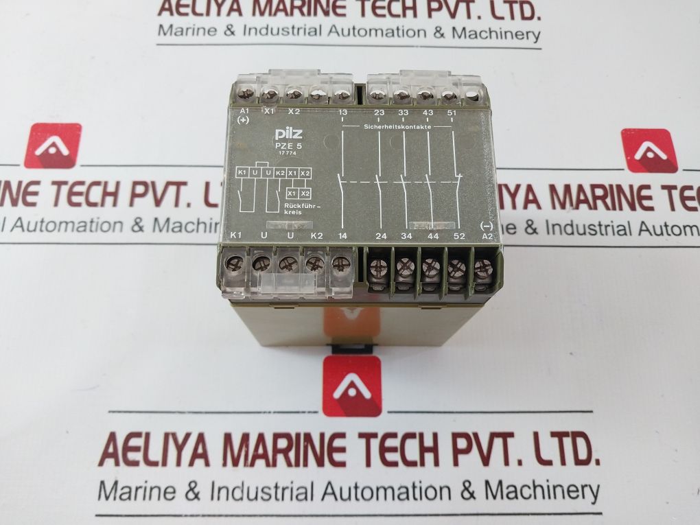 Pilz Pze/5 24Vdc 4S 1O Safety Relay