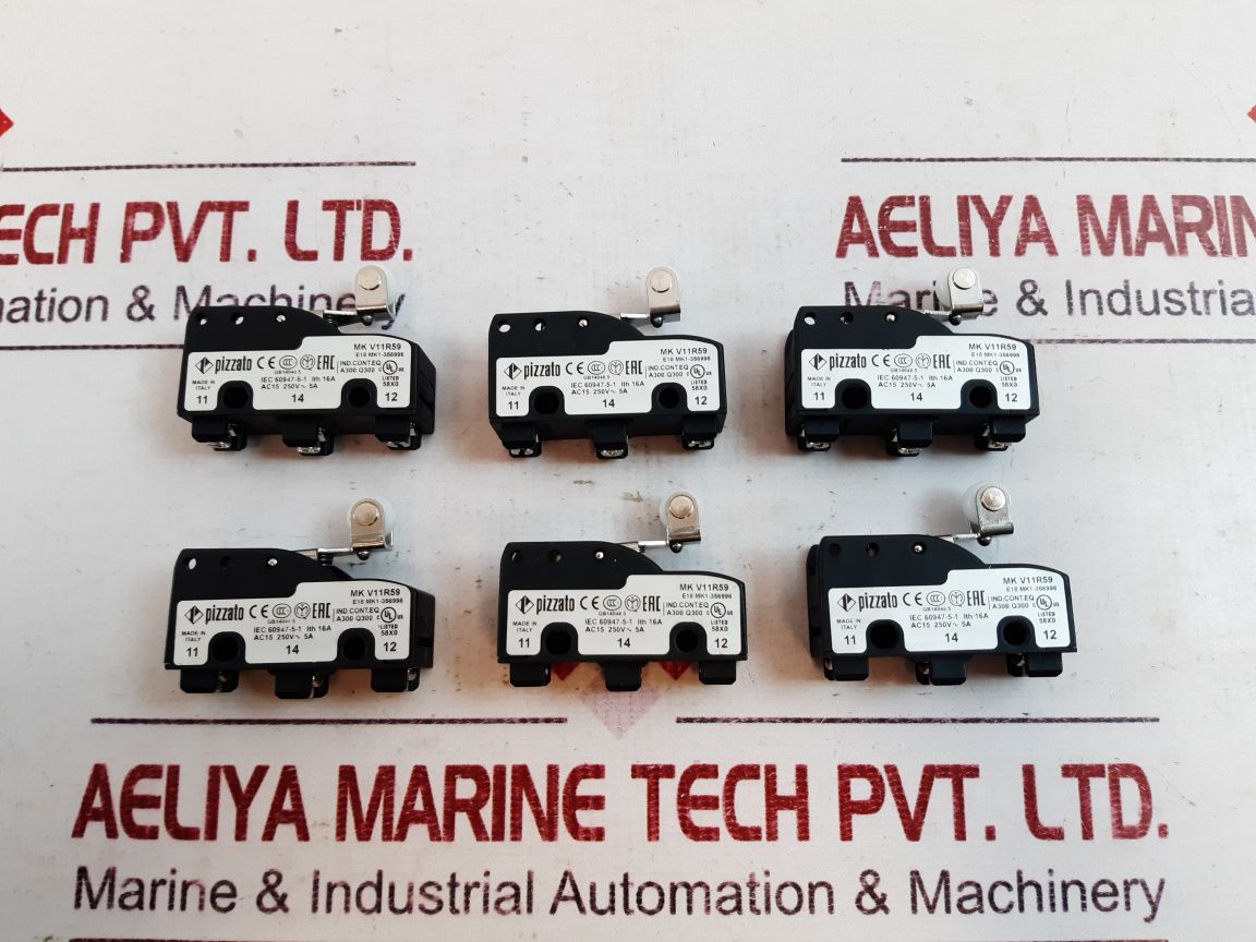 Set Of 3X Pizzato Mk V11R59 Micro Switch With Leaver