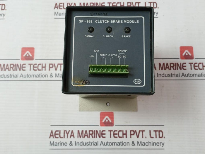 Pje Sp-989 Clutch Brake Module +24V Ec10076