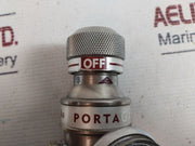 Porta Gas 0-1800 Psi Valve Regulator 0-124 Bar