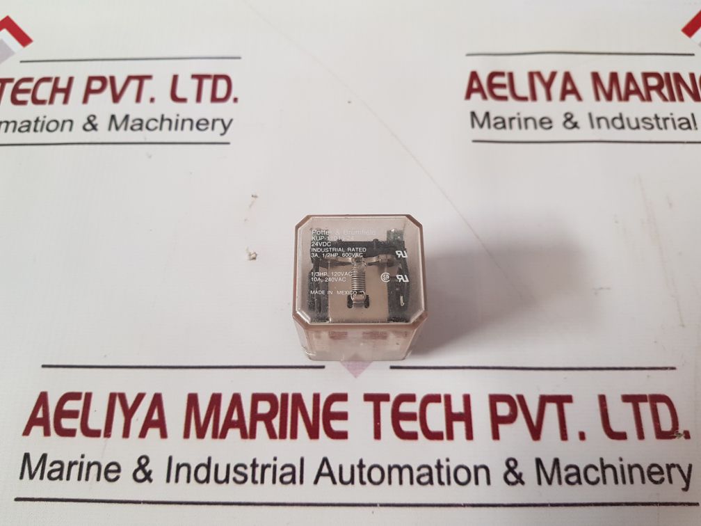 Potter & Brumfield Kup-11D15-24 Cube Power Relay 24Vdc
