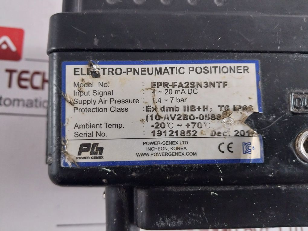 Power-genex Epr-fa2Sn3Ntf Electro-pneumatic Positioner – Aeliya Marine