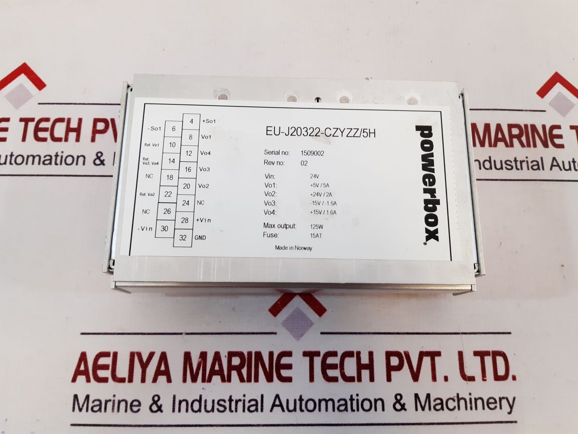 Powerbox Eu-j20322-czyzz/5H Control Power Board