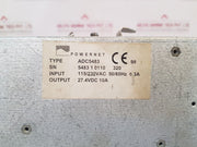 Powernet Adc5483 Power Supply 115/230vac 50/60hz 6.3a, 27.4vdc 10a