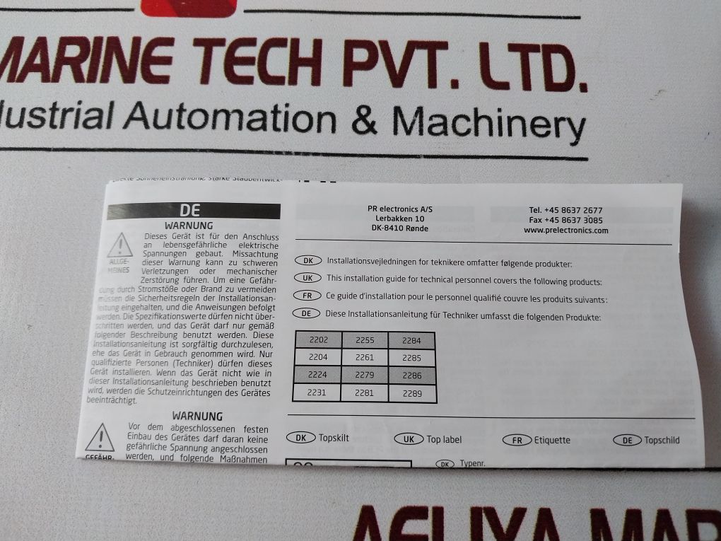 Pr Electronics 2204 Isolation Amplifier 2204_P