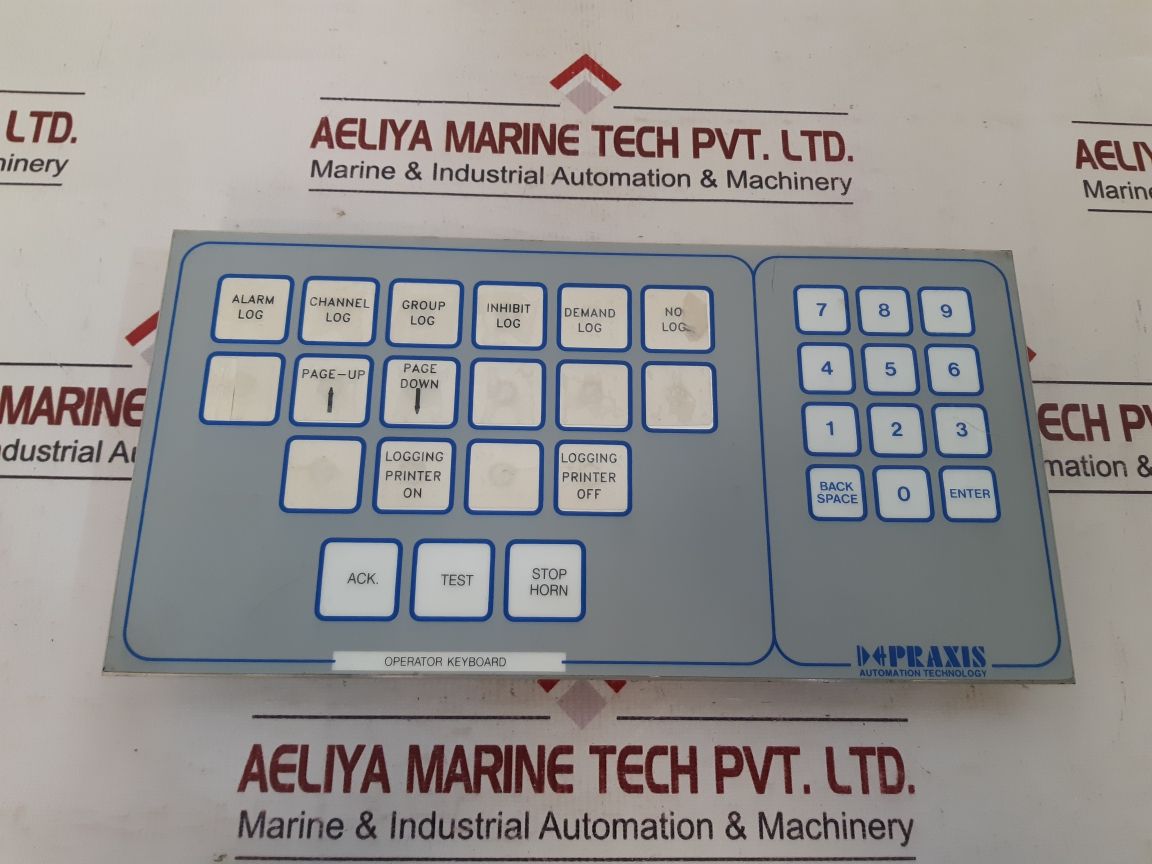 Praxis 93.6.020.000 Operator Keyboard Rev: D