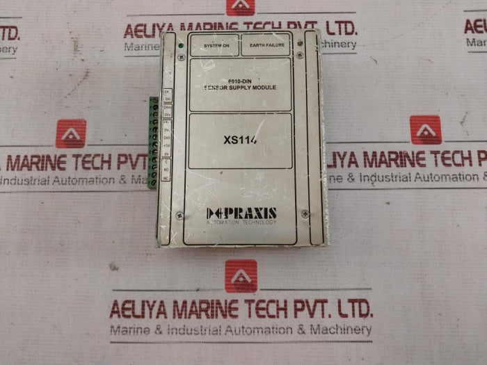 Praxis 98.6.010.701 Sensor Supply Module 6010-din Rev. B 24V +5V