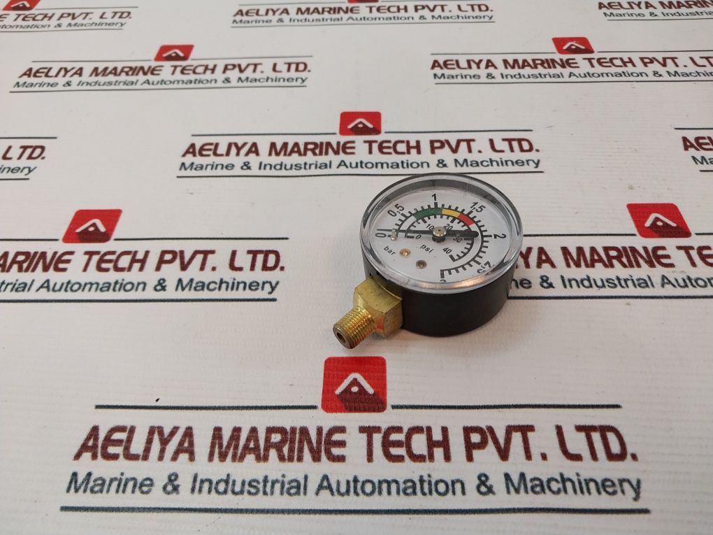 Pressure Gauges 0-3 Bar 0-40 Psi – Aeliya Marine