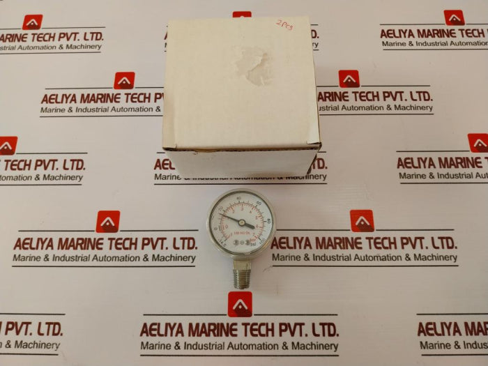 Pressure Measurement Analog Meter -1 To 7 Bar / -14.5 To 100 Psi