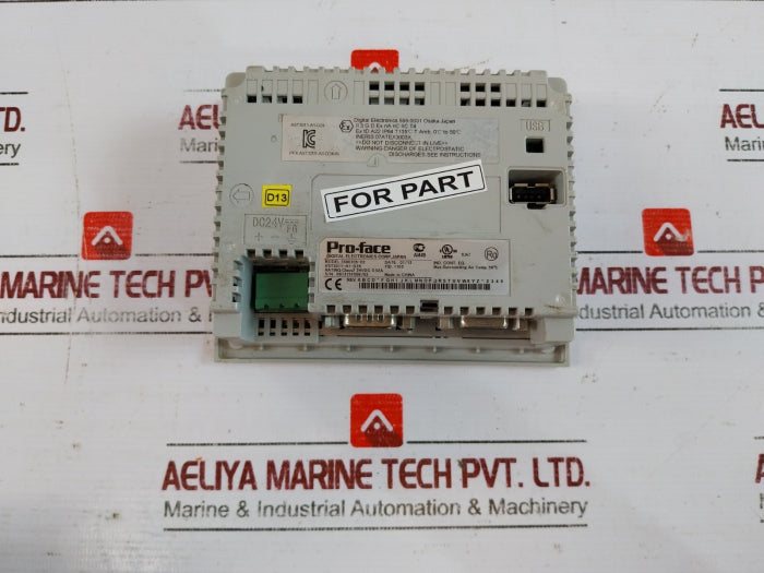 Pro-face 3580205-02 Touch Screen Panel Ast3211-a1-d24 24Vdc 0.52A (Not Working)
