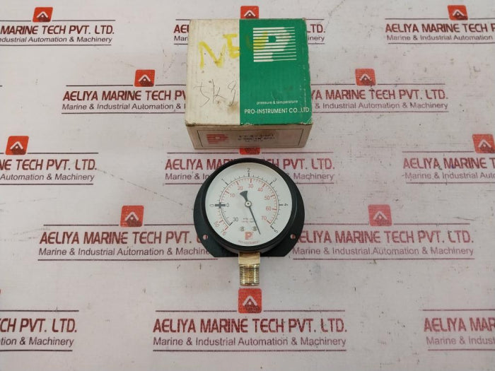Pro-instrument 3" P-bx3/8Pt Pressure Gauge 0-70 Psi 0-5 Kg/Cm2 Kc-d13