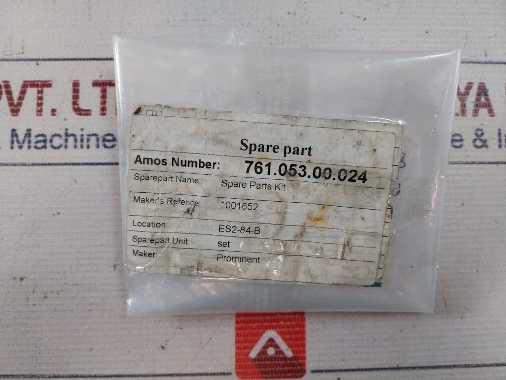 Prominent 1001652 Spare Parts Kit