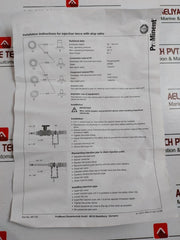 Prominent 1021529 Injection Lance W/ Stopvalve 1/2