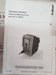 Prominent Gmxa Solenoid Metering Pump Kit Gmxa1009Npt25000Ua11000En