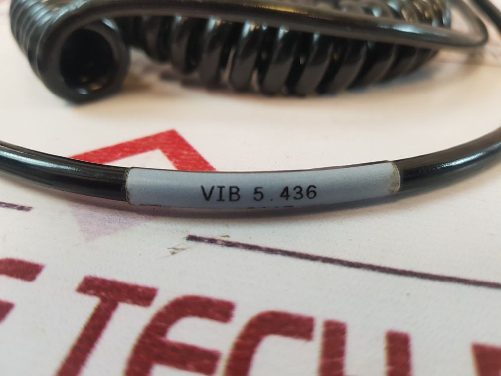 Pruftechnik Vib 5.436 Spiral Cable For Current Accelerometers